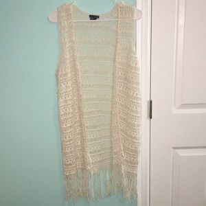 Crochet Fringe Vest